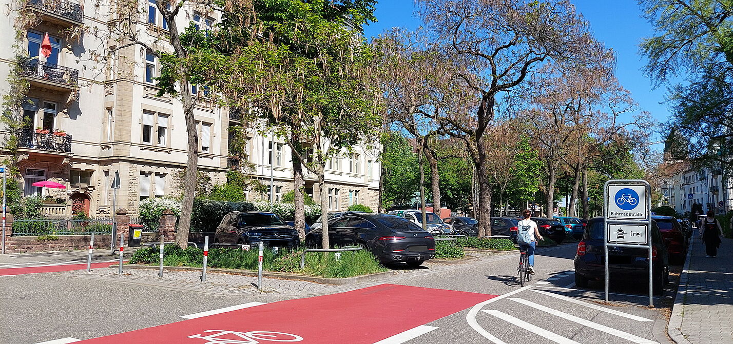 Fahrradstraße/Sophienstraße Fahrradtstraße Karlsruhe