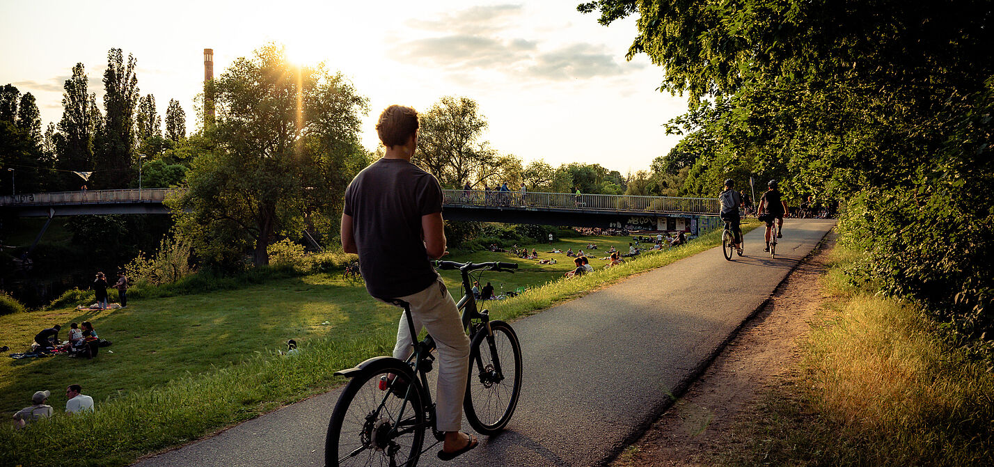 Radfahren in Hannover Radweg in Hannover