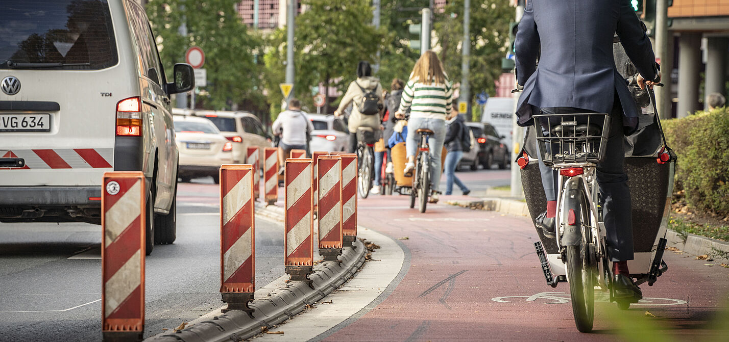 Fahrradweg Frankfurt