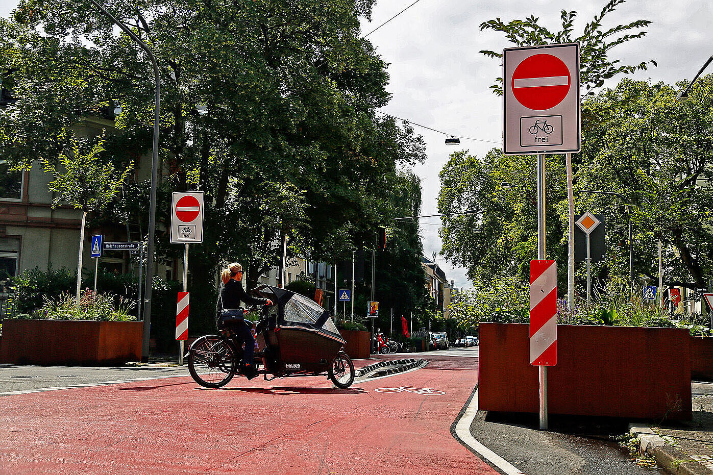 Radweg in Frankfurt am Main